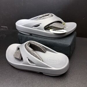 OOFOS OOriginal Thong Sandal Slate Mens 7 Womens  9 Recovery Slide NEW